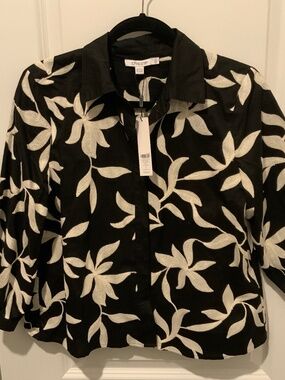 Chico’s Top, Size 0, Black